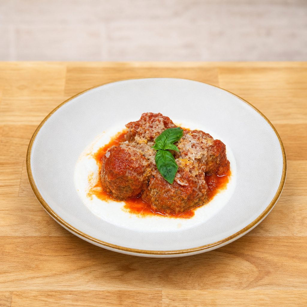 Nonna Dora's Meatballs.