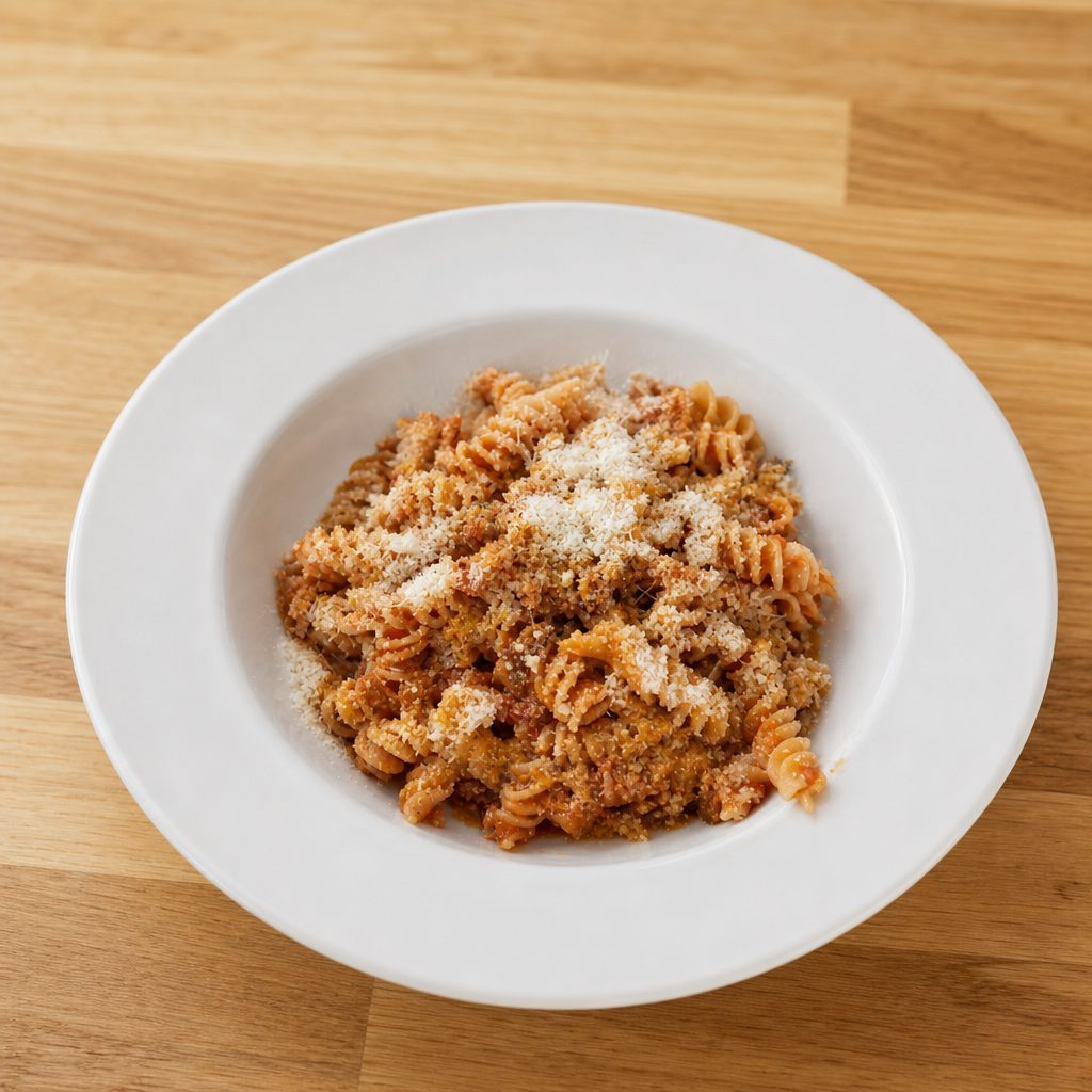 Fusilli Amatriciana.