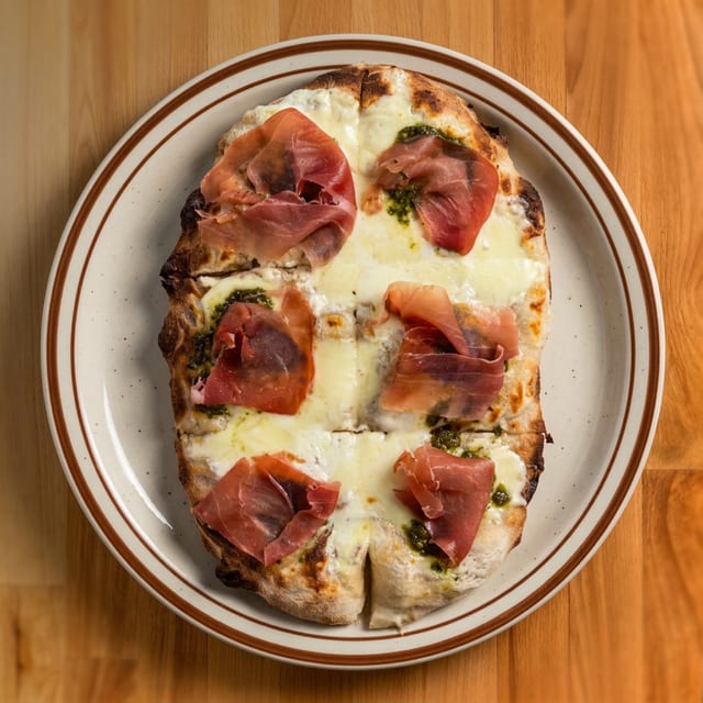 Pesto e Prosciutto.