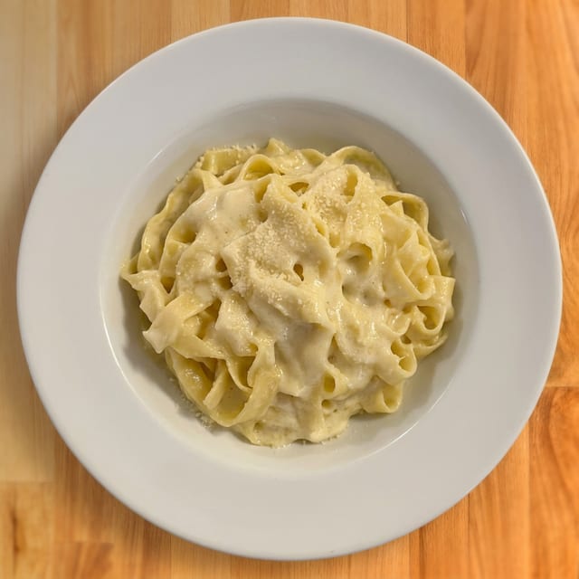 Fettuccine Alfredo.