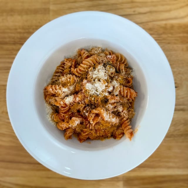 Fusilli Amatriciana.